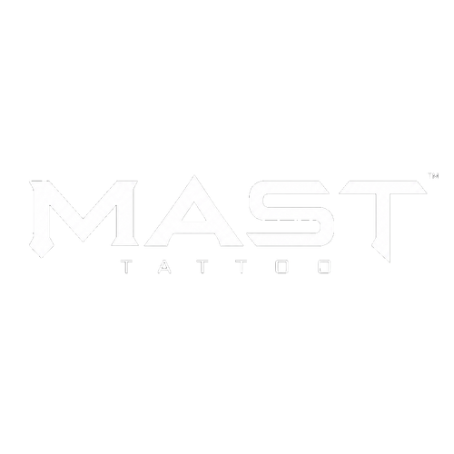 لوگوی برند مست Mast تولیدکننده دستگاههای تتو، کارتریج و تجهیزات حرفهای تاتو