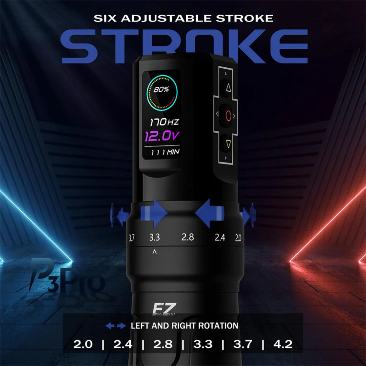 دستگاه تتو پن P3 Pro EZ - نمایش کارتریج
